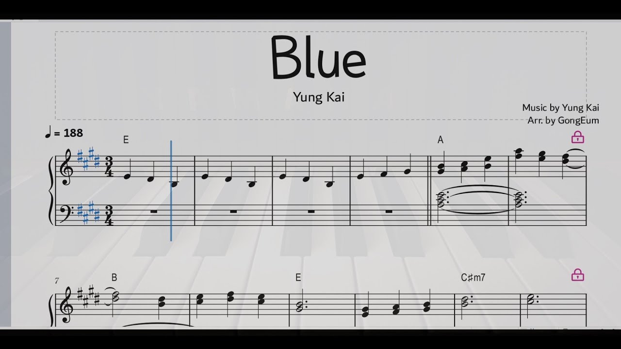 Yung Kai/Blue Easy Piano