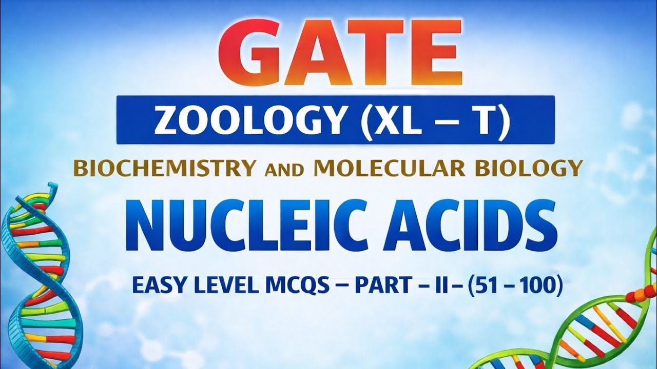NUCLEIC ACIDS   EASY MCQS   PART   II