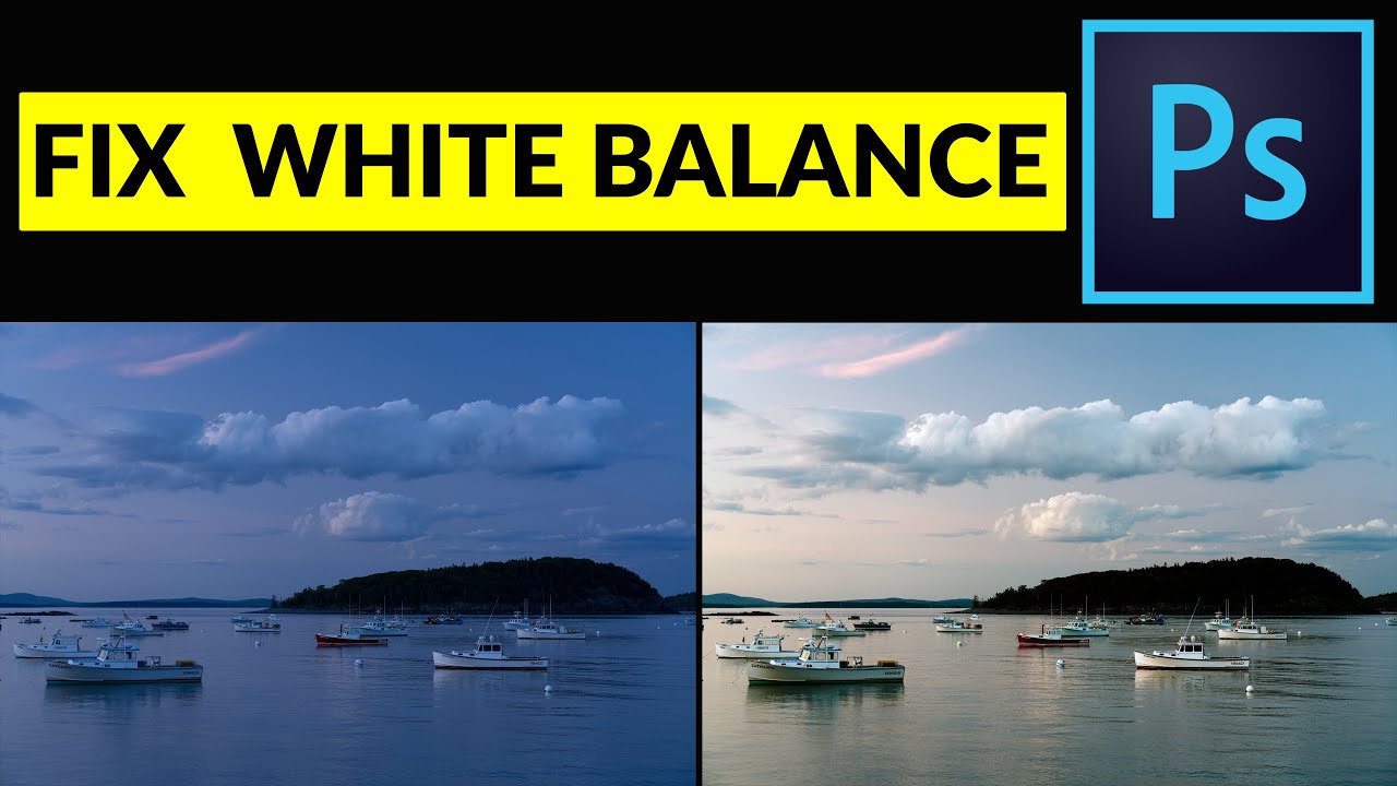 How to easily fix white balance in Photoshop