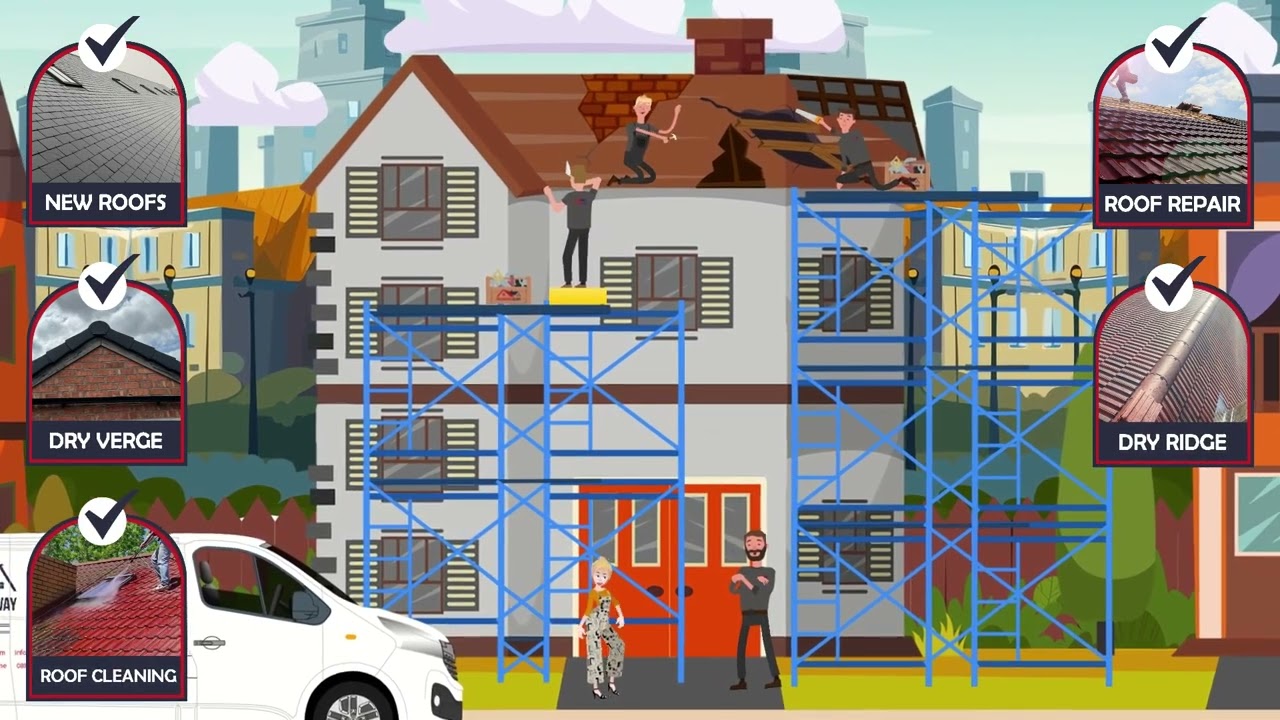 🏠 Pro Roofers Galway : Roofing Business Promotional Animation