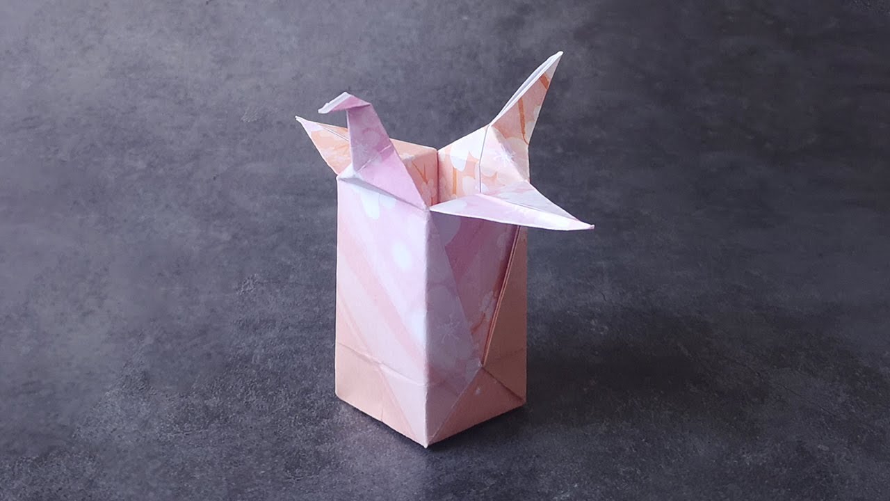 自制漂亮的千纸鹤收纳盒，美观实用，手工折纸盒子教程 | Origami Crane Box | Paper Box Folding | 折り紙 鶴の箱 おしゃれな小物入れ