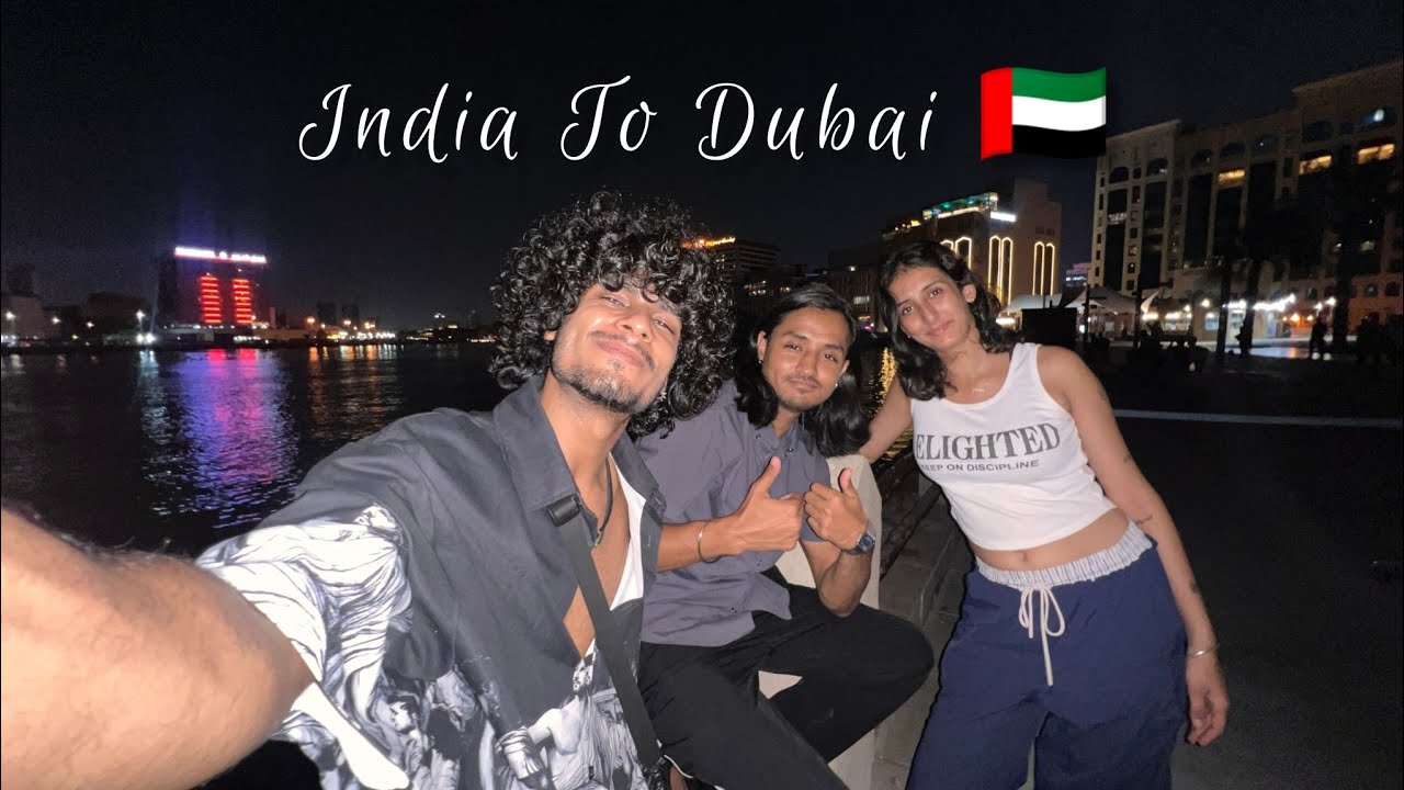India To Dubai 🇦🇪 – Flight, Boarding & Immigration Experience | Day 1 BreakYatra Vlogs 