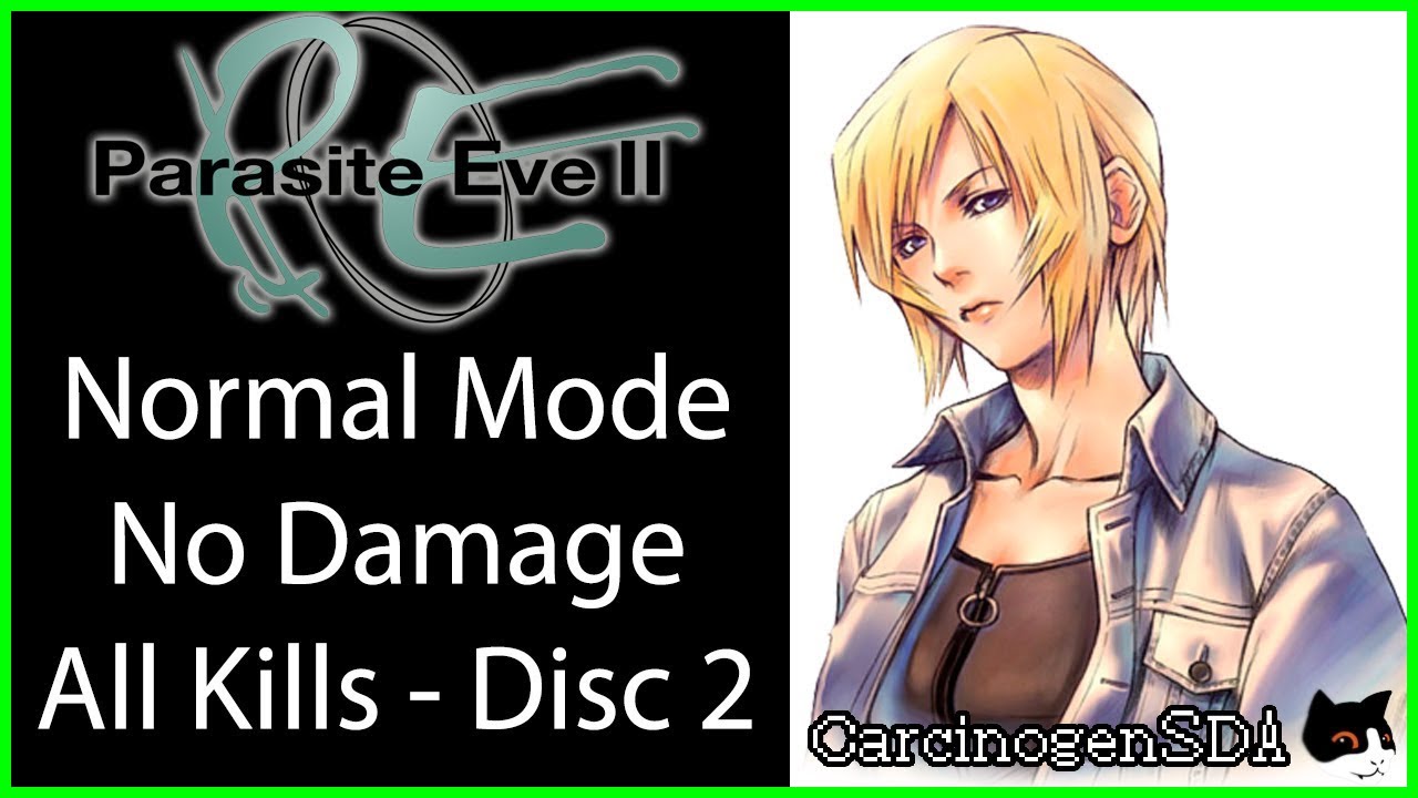 Parasite Eve II (PS1) - No Damage, Kill All (Disc 2, Normal)