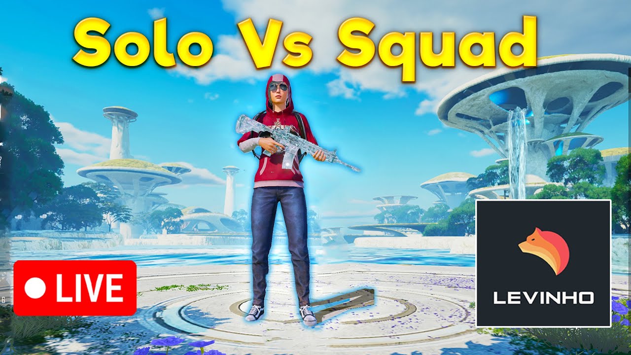 🔴 LEVINHO LIVE SOLO VS SQUAD | PUBG MOBILE🔴