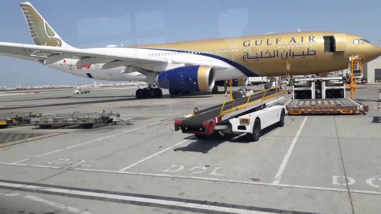 Bahrain Airports View from Bus مطار البحرین