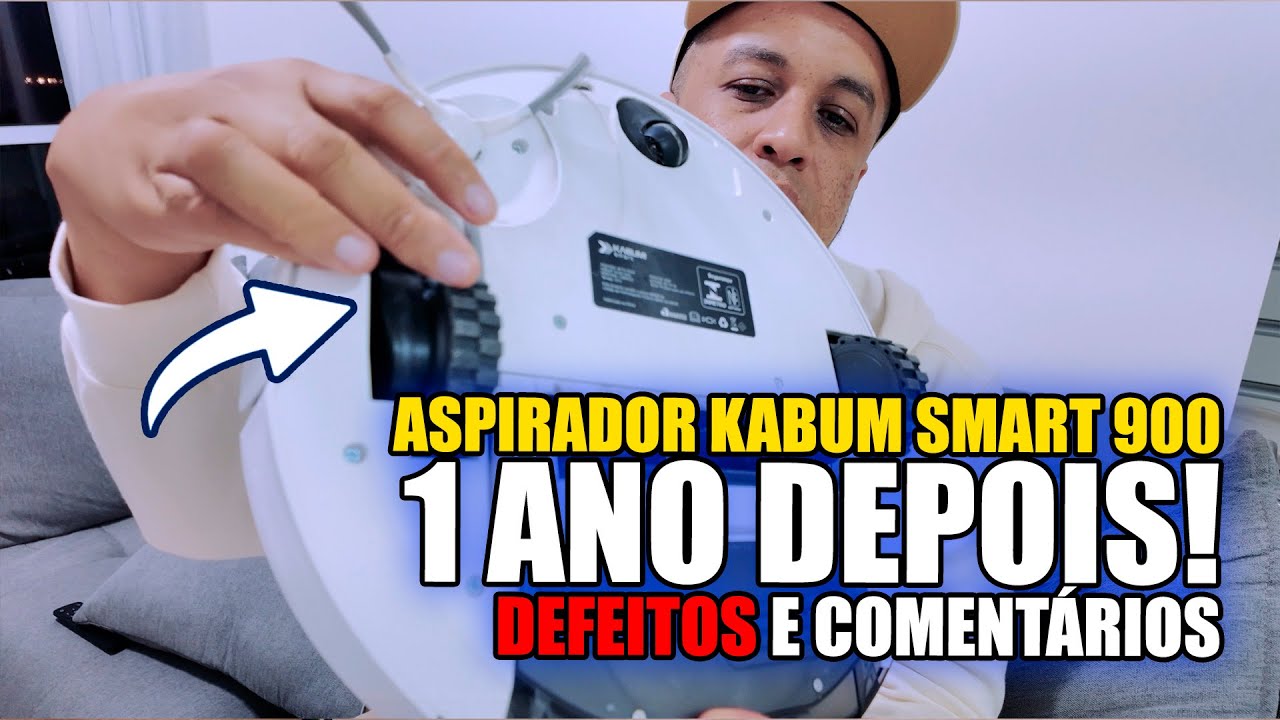 ROBO ASPIRADOR KABUM SMART 900: 1 ANO DEPOIS #análise