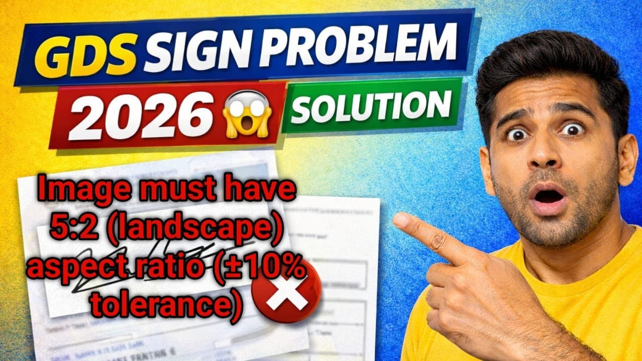 Image must have 5:2 (landscape) aspect ratio (±10% tolerance) l GDS Sign Problem 2026