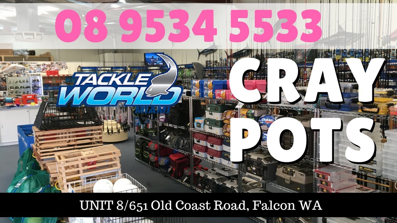 Pro Cray Pots For Catching Cray Fish In Mandurah WA From Tackle World Miami.