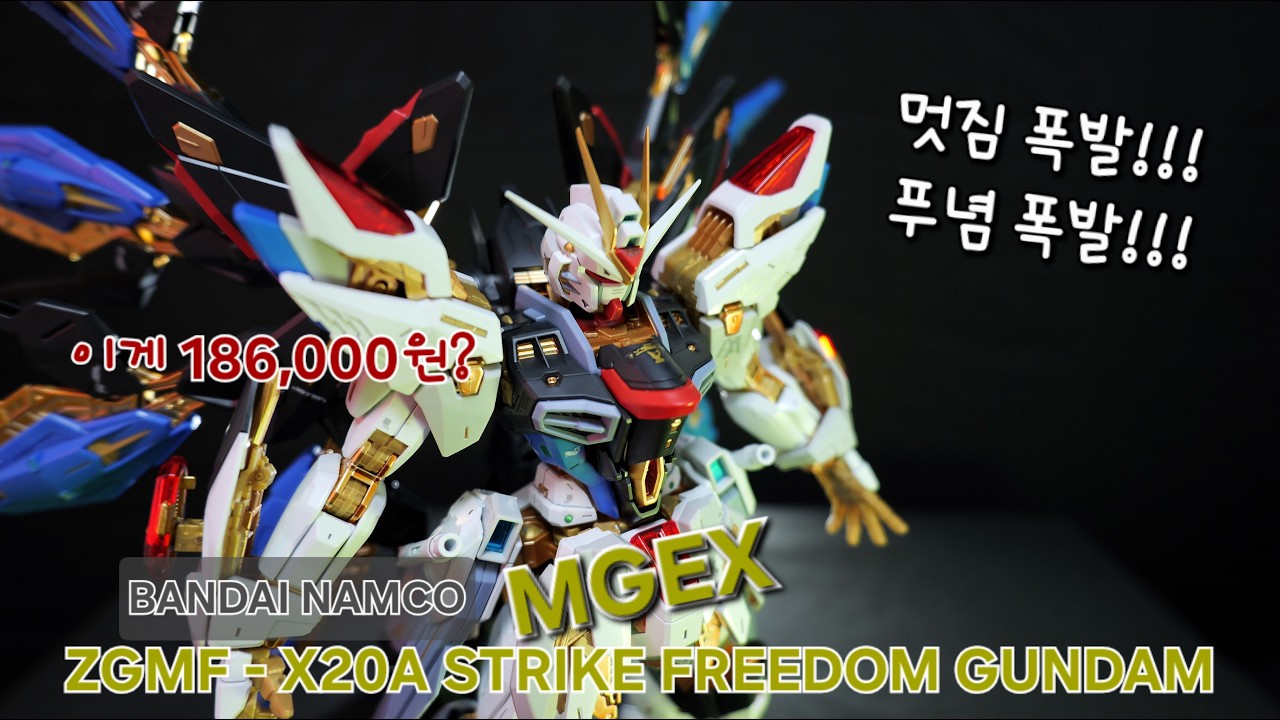 출시 3년이 한참 지난 시점에 구할수 있었다. 나도 MGEX 스리덤 만들어 본 사람이라 이거야!! 반다이 MGEX 스트라이크 프리덤 건담 리뷰
