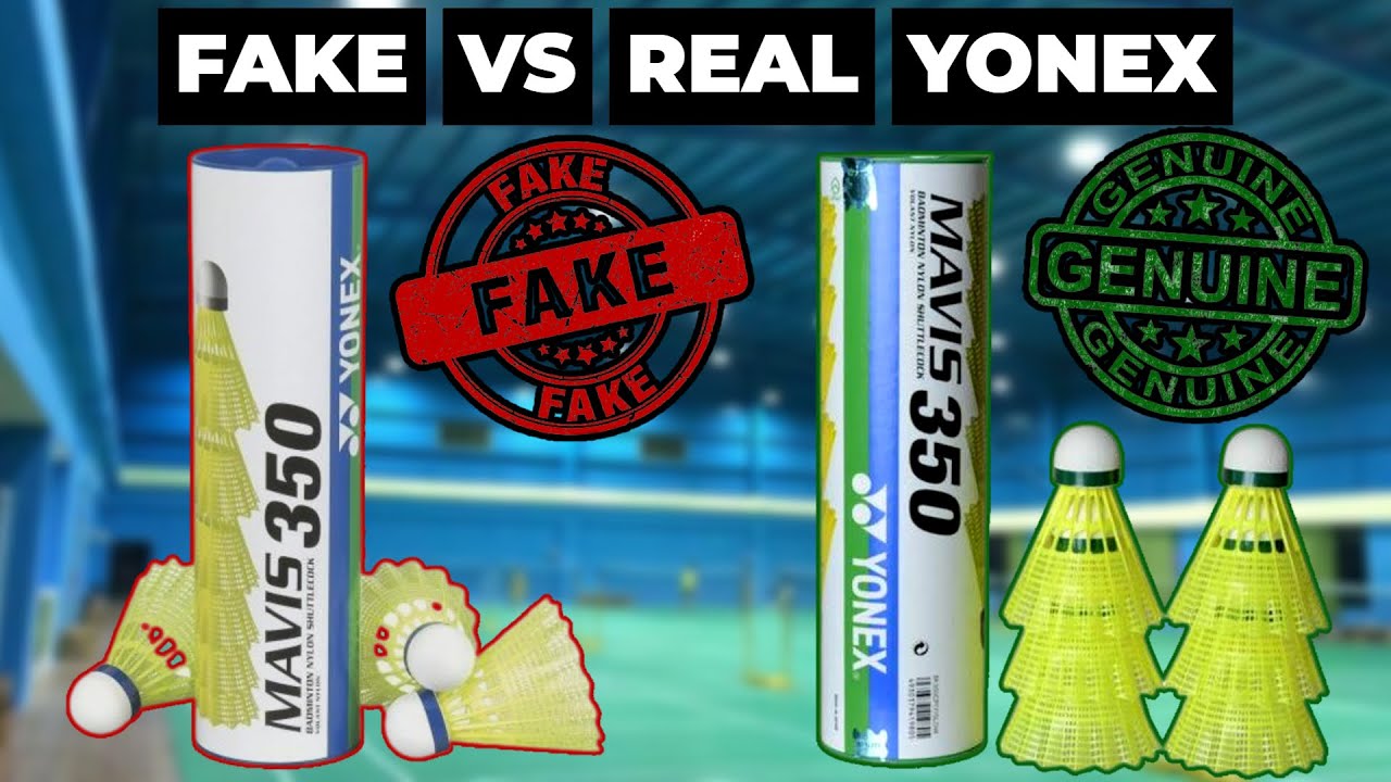 Yonex real vs fake | How to spot fake Yonex Product
