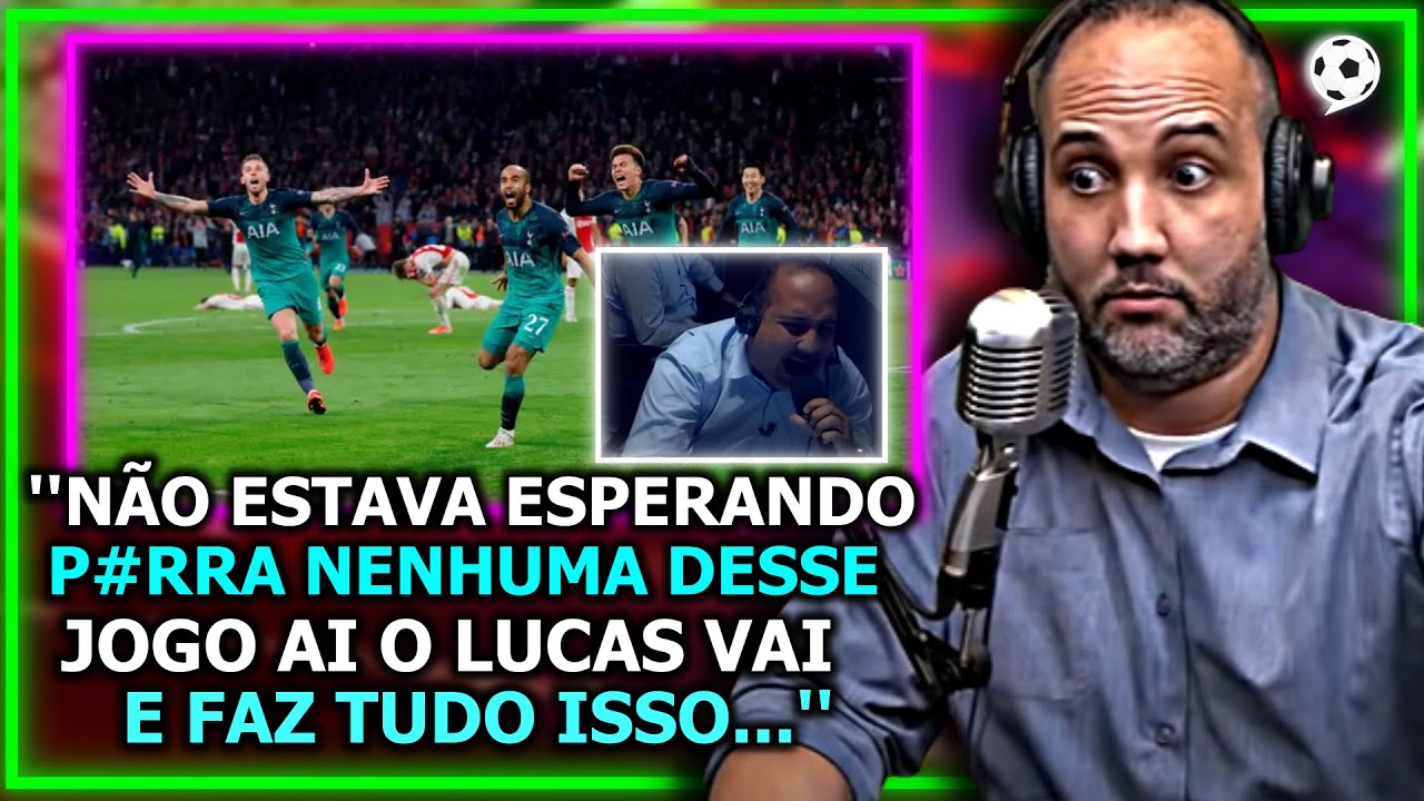 JORGE IGGOR FALA DA NARRA&Ccedil;&Atilde;O HIST&Oacute;RICA NO GOL DE LUCAS... *todo mundo paralisado na cabine*