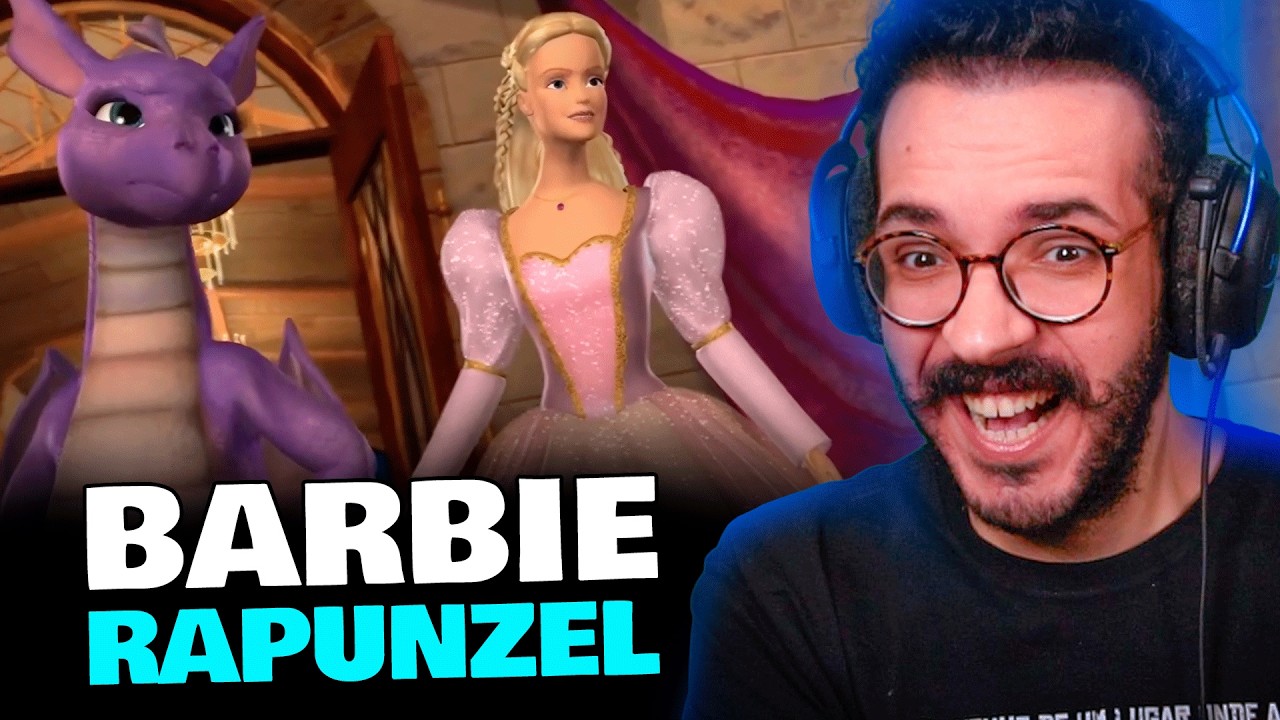 ASSISTINDO BARBIE COMO RAPUNZEL - Pega ele? Frita ele? | Cortes do imaginago