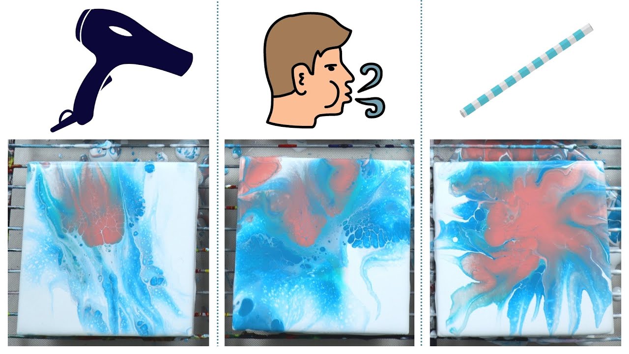 What is the best way to blow out a DUTCH pour?