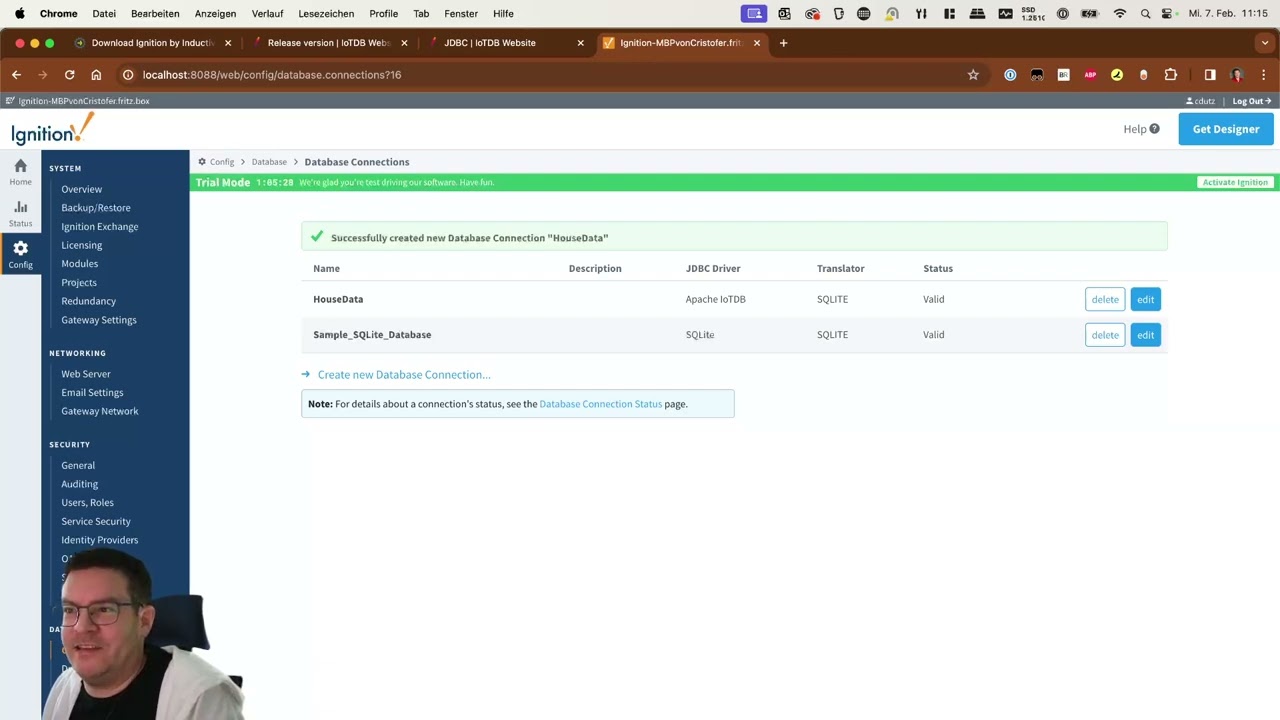 Using Apache IoTDB (Or Timecho TimechoDB) as Datasource in InductiveAutomation Ignition 8