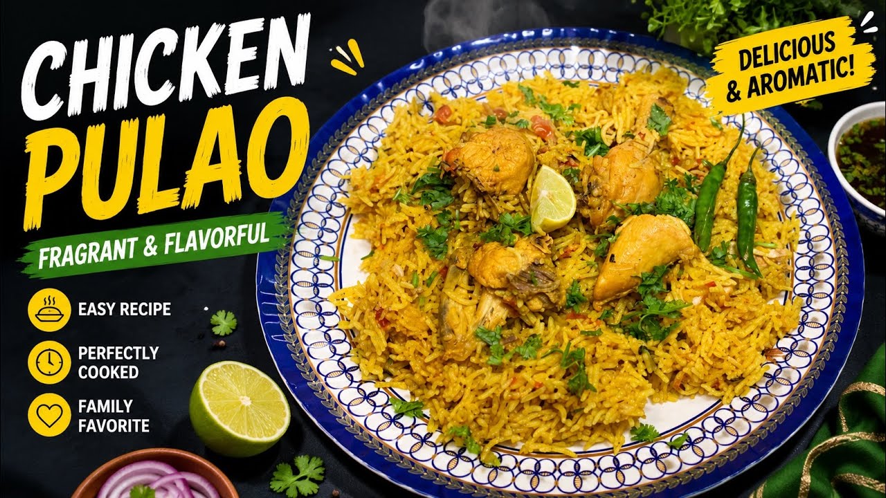 Chicken pulao | Easy & Flavorful Pulao | Best Chicken Pulao Recipe | Must try @TheRasoiChannel