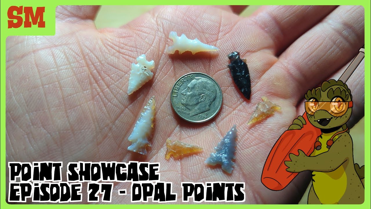 [SM] Point Showcase Episode 27 - Opal Points #flintknapping