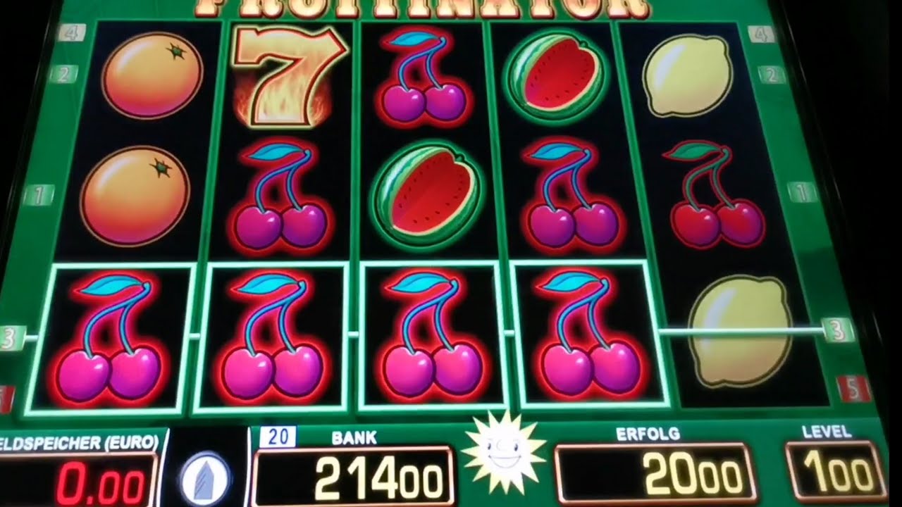Merkur automat let's play fruitinator 1 Euro Fach..