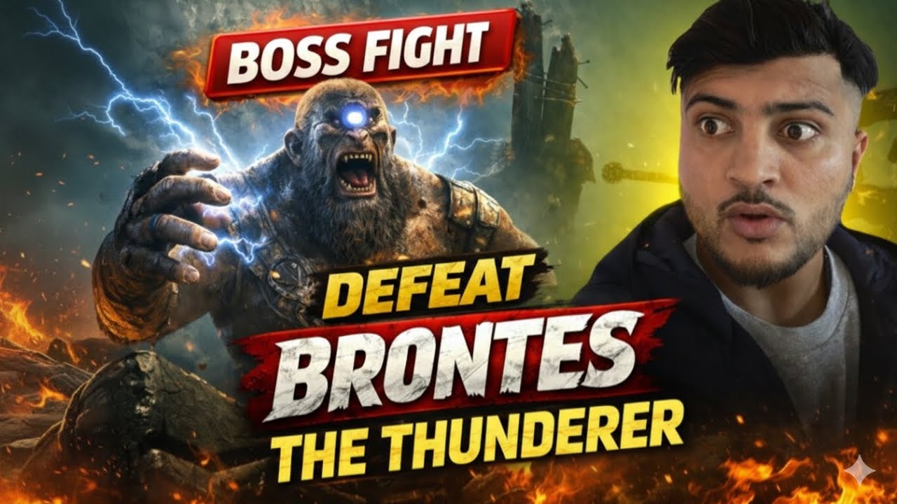 DEFEAT 🤬 BRONTES🧟‍♂️ THE THUNDERER 💪🏼 | BOSS FIGHT ⚔️ | ASSASSIN’S CREED ODESSY🥷 | PS5 GAMEPLAY 🎮