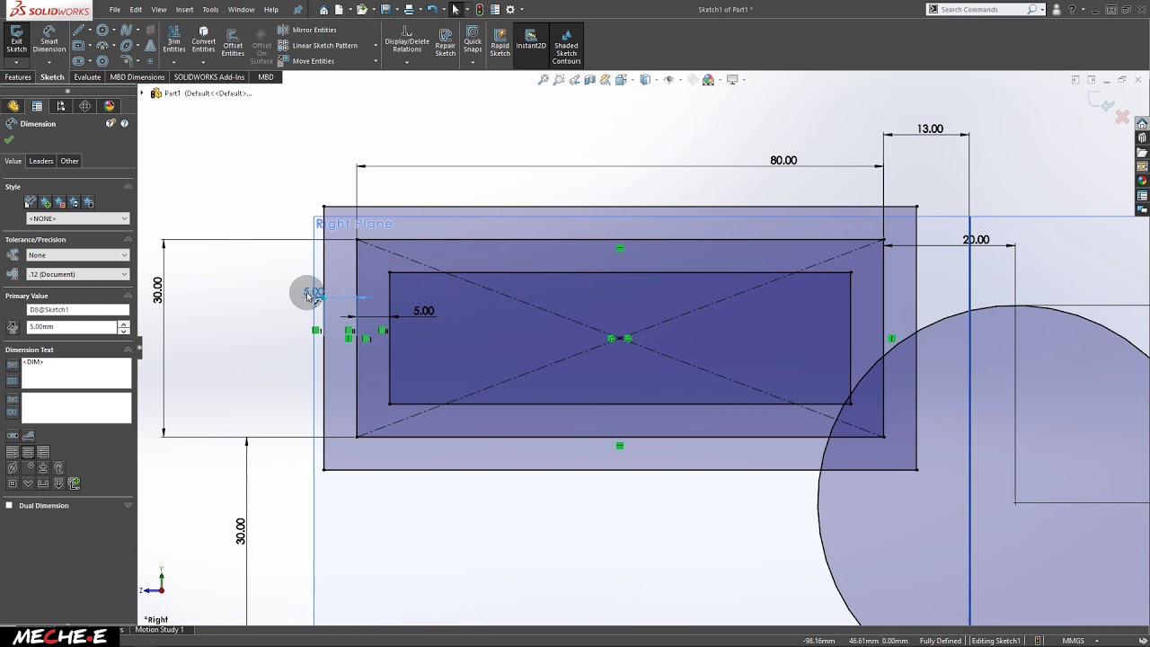 #5 Solidworks Tutorial For Beginners ( Repeating Same Shape )