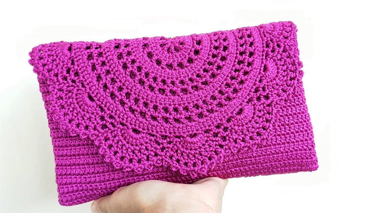 Dompet Pesta Part 2  ||  Clutch Rajut Yang Mudah Dan Simpel