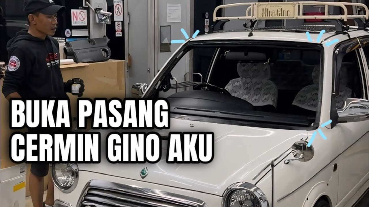 AKU BUKA PASANG semula cermin depan Kelisa Gino aku | Part LAST