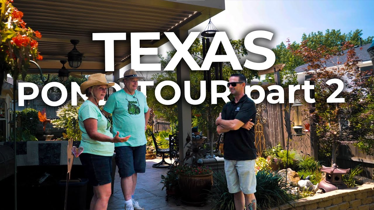 These DIY Gardens are MIND-BLOWING! | Texas Pond Tour 2