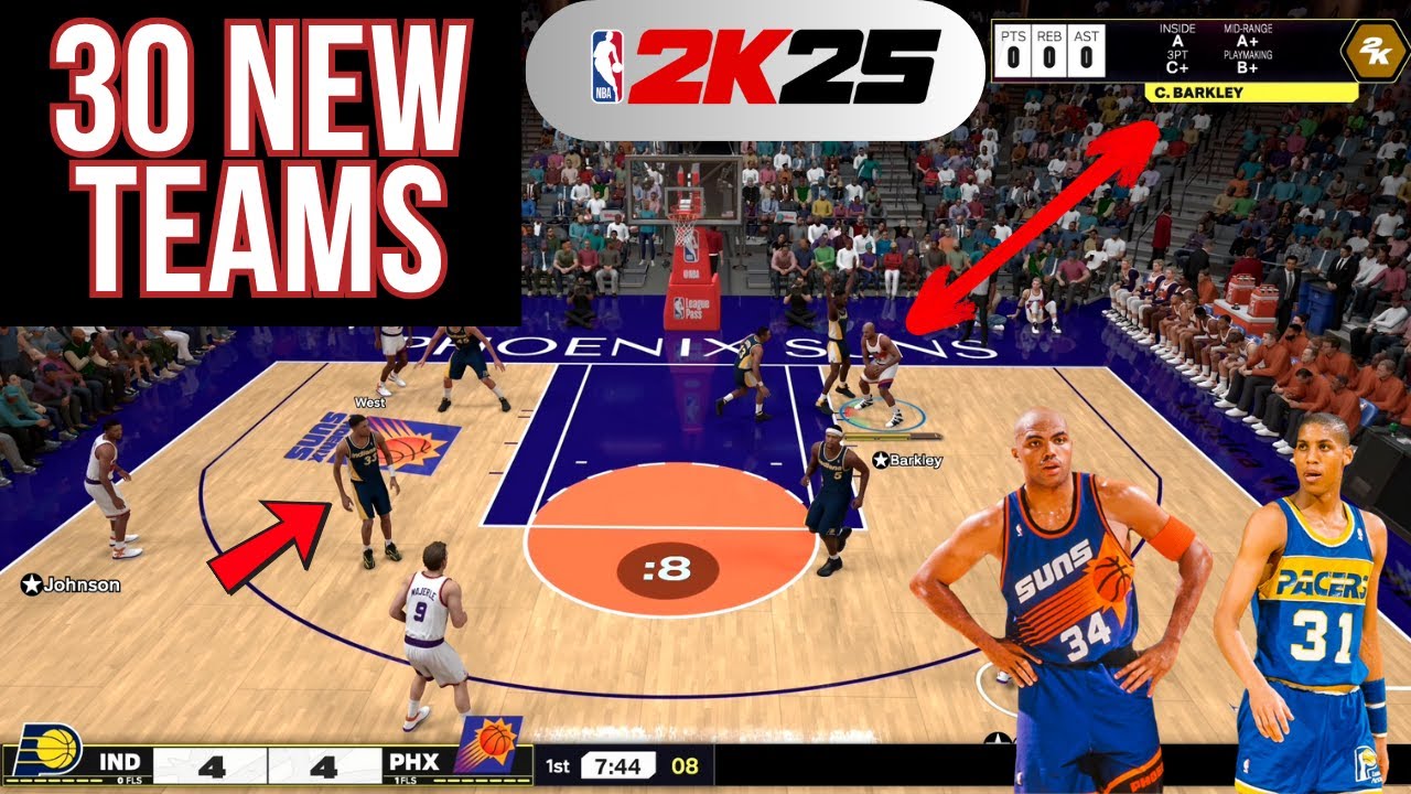 I ADDED 30 NEW CLASSIC TEAMS TO NBA 2K25