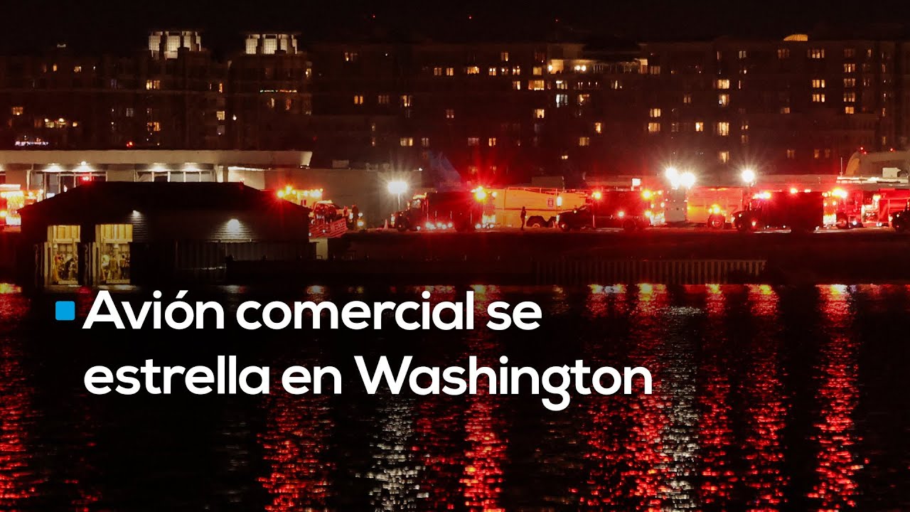 AUDIO EXCLUSIVO previo al choque entre un avión comercial y un helicóptero en Washington, EU