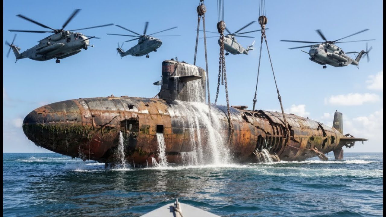 Restoration of USS Thresher (SSN-593) Nuclear Submarine from Ocean Floor Lost for  95 years