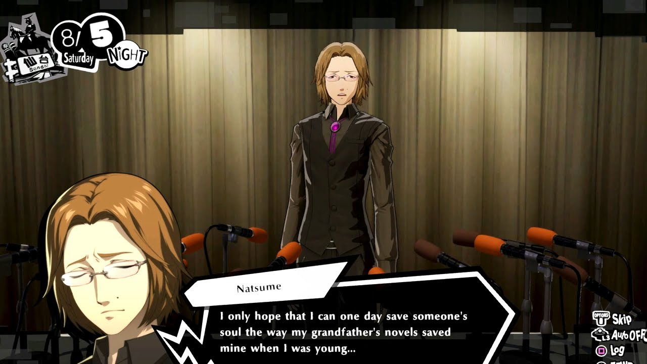 Ango Natsume's Change of Heart Confession  - Persona 5 Strikers