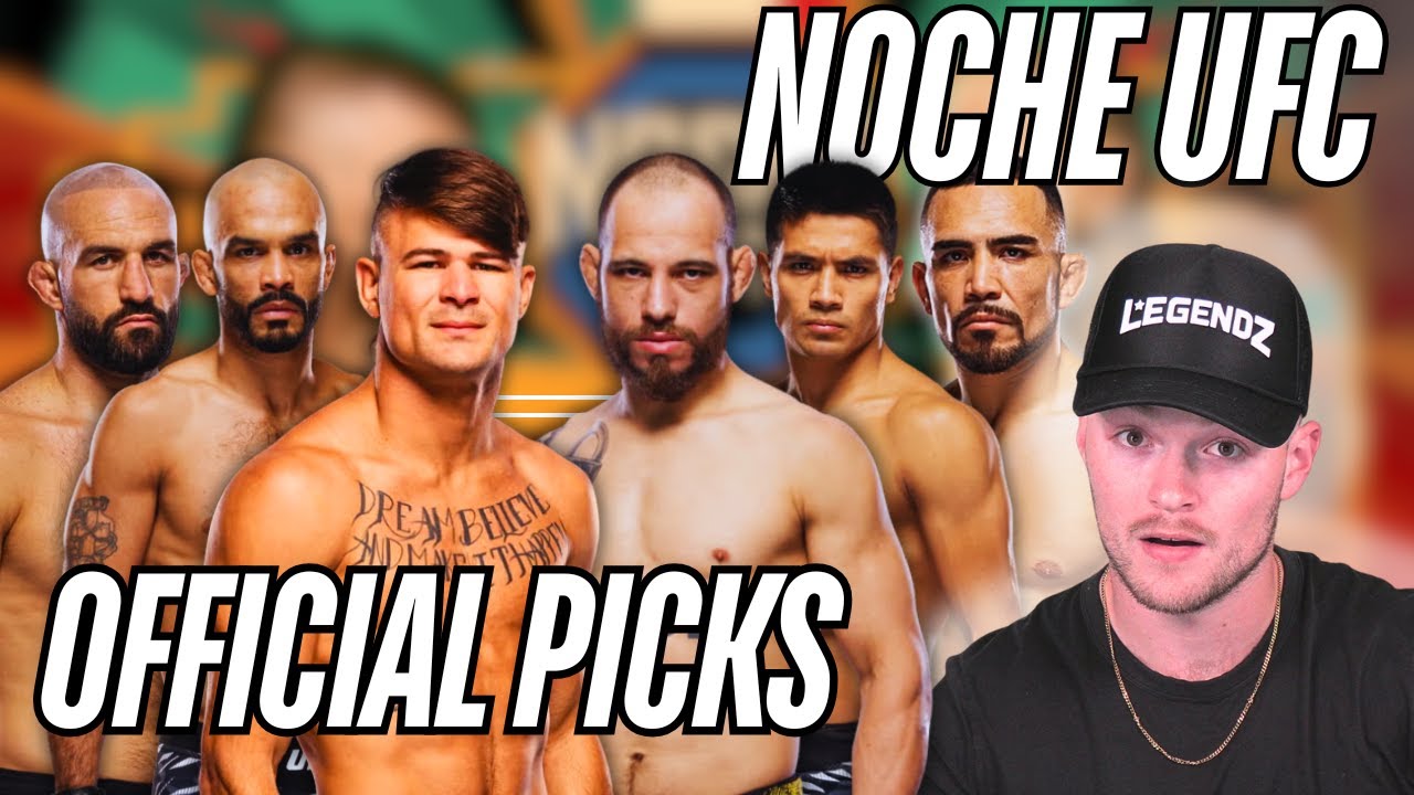 Noche UFC Lopes vs. Silva Full Card OFFICIAL PICKS