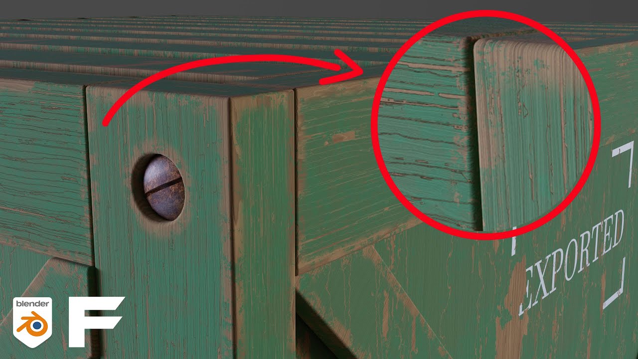Peeled Painted Wood - Materializer (Blender Addon)