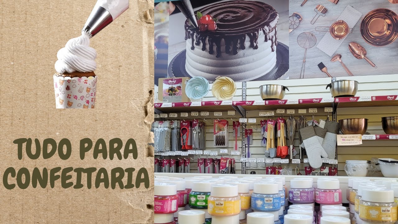 CONFEITARIA - Aqui você encontra tudo que precisa para fabricar bolos e doces em geral