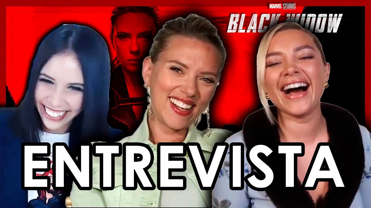 ¡Platiqué con  SCARLETT JOHANSSON y FLORENCE PUGH  por BLACK WIDOW!  🤩