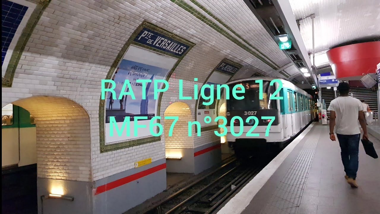 RATP: Métro 12 MF67 n°3027 [Voyage]