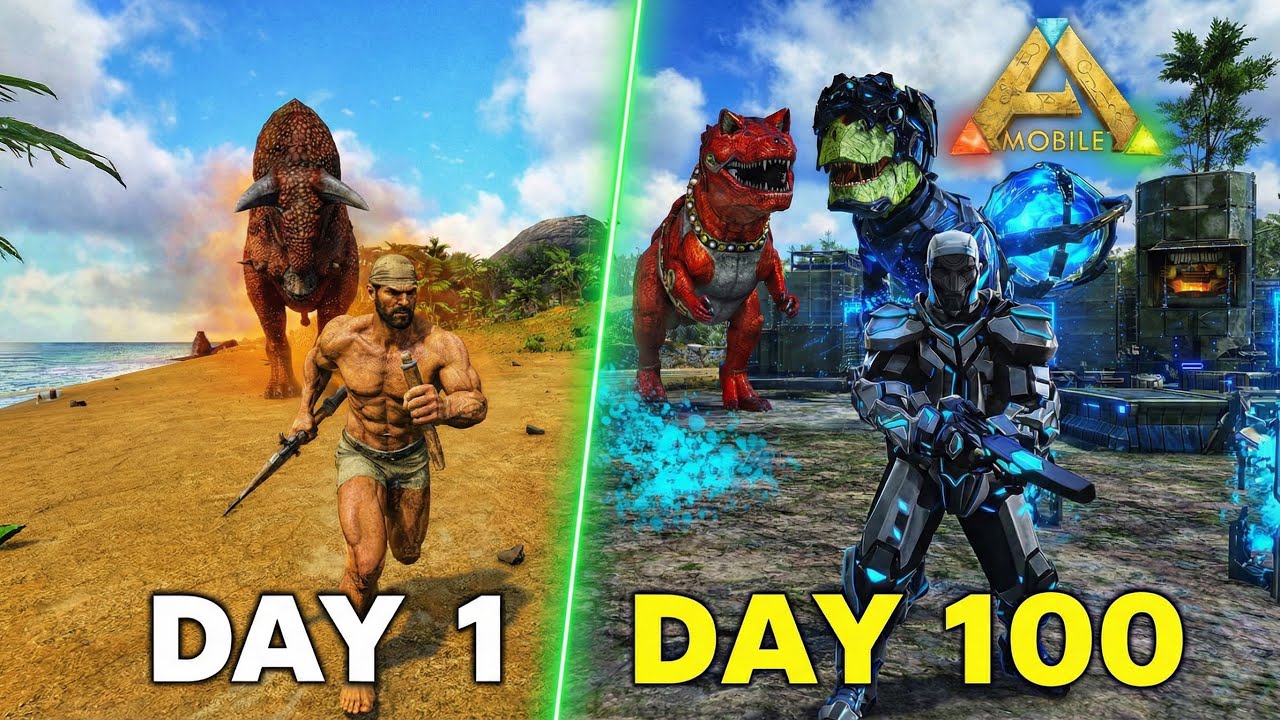 [Ark Mobile PvP] Full Base Raids | Solo PvP Journey | S4