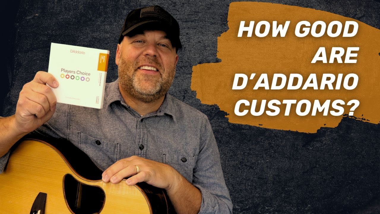 HOW GOOD ARE D'ADDARIO CUSTOM STRINGS? - Acoustic Guitar Strings Review and Play-Through