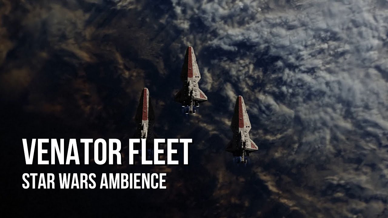 Venator Fleet  | Star Wars Ambience | Deep Space Sounds, Quiet Radio Chatter, No Music