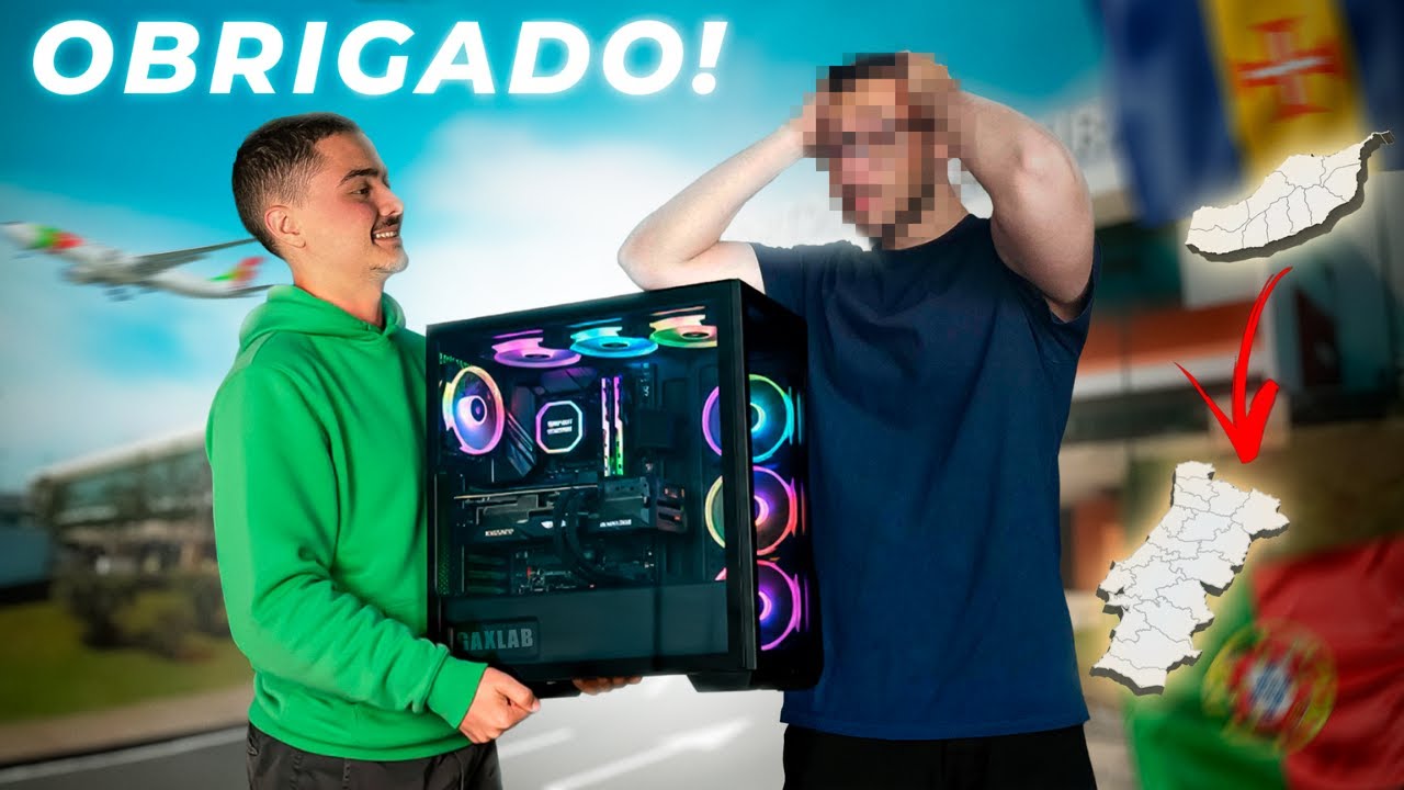 Surpreendi o meu AMIGO com um PC Gamer! (Ele Chorou)