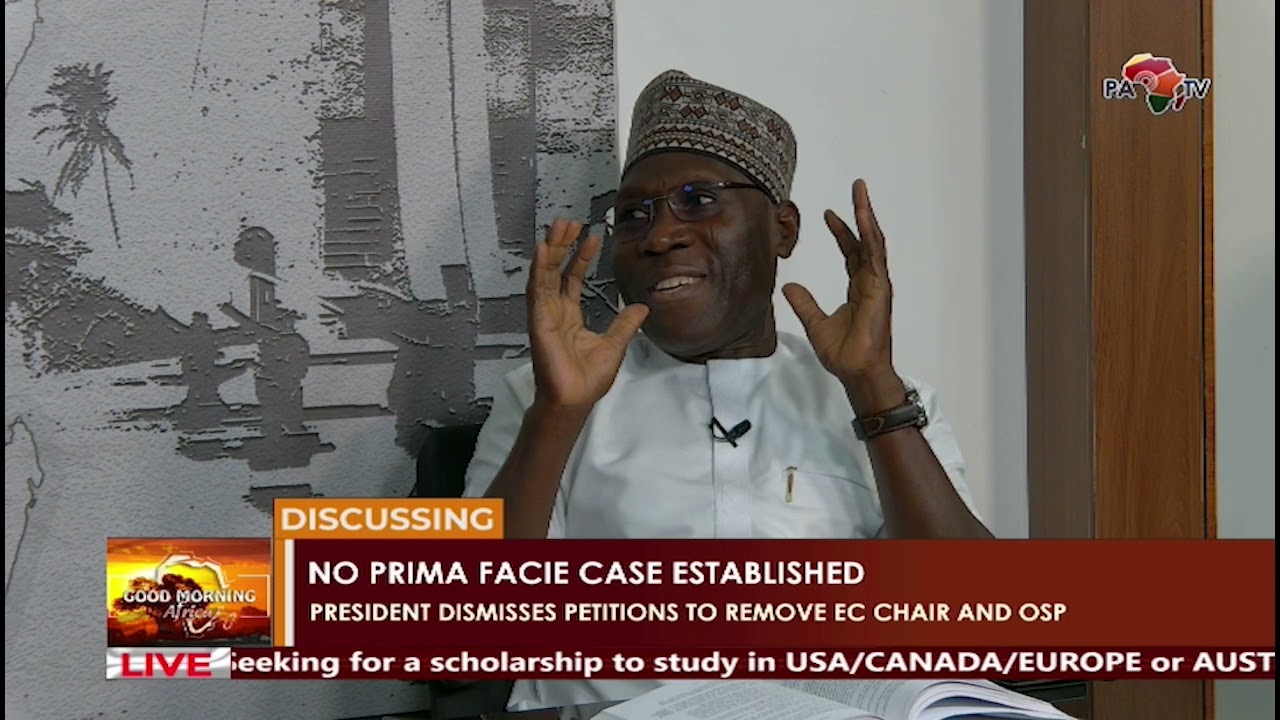 Hon. Inusah Fuseini On The No Prima Facie Case Established To Dismiss EC Chair & OSP