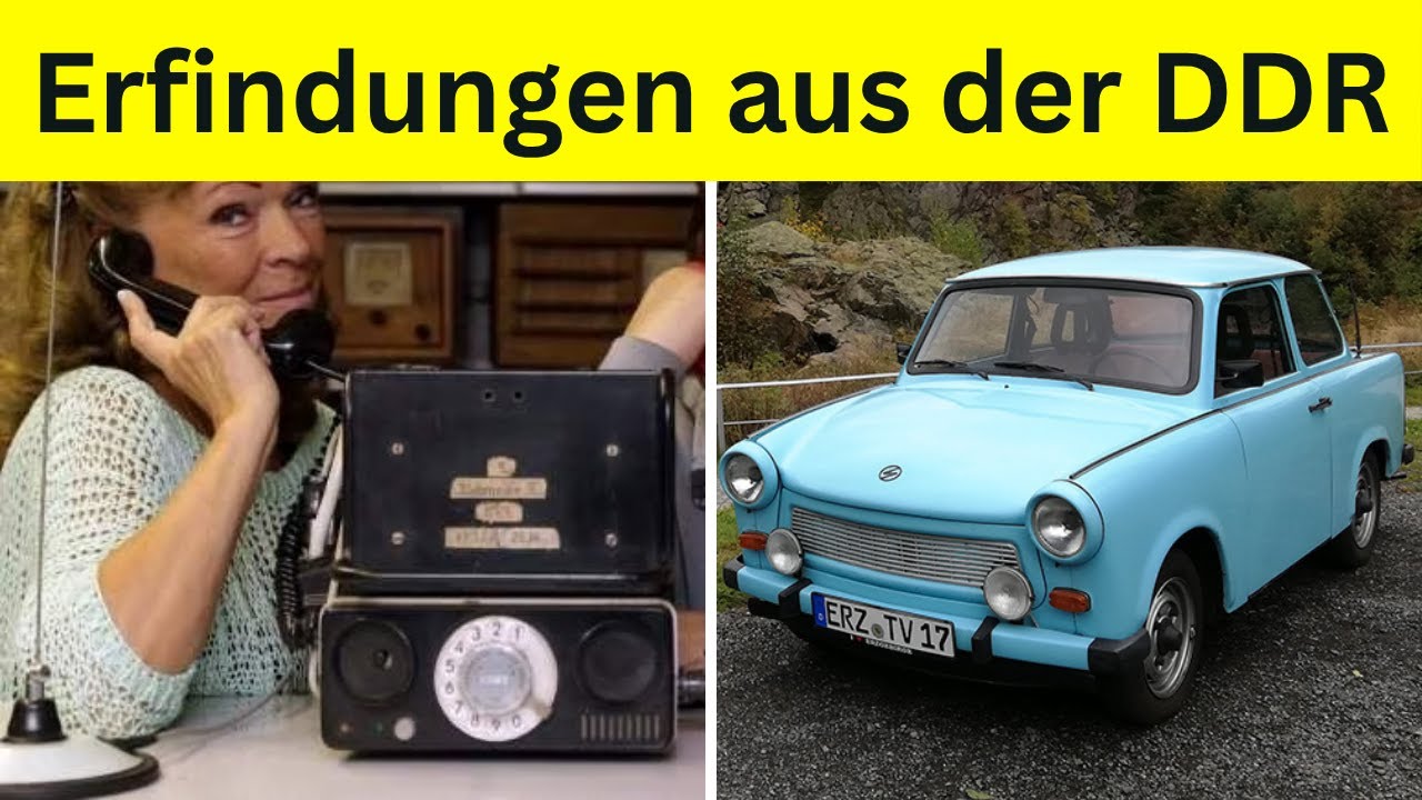 20 Erfindungen aus der DDR, die unser Leben revolutioniert haben