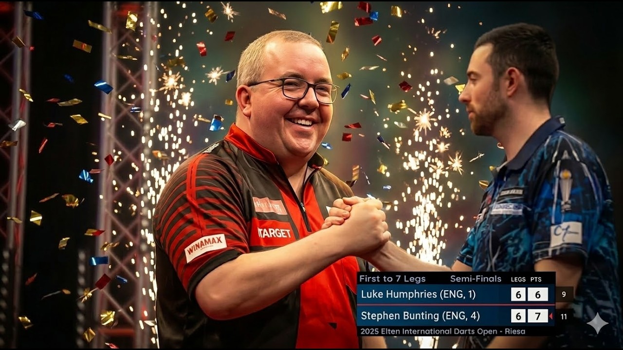 Stephen Bunting contre Luke Humphries #gameon @pdceuropeofficial