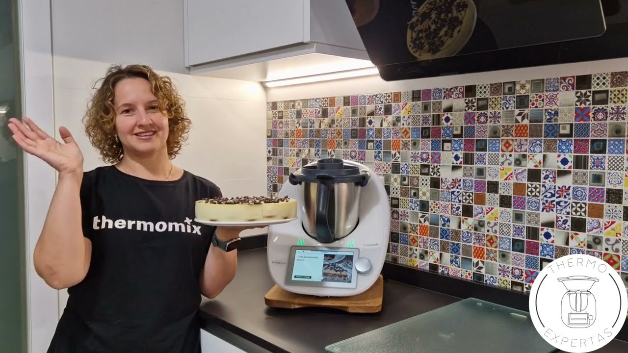Tarta de chocolate blanco con Thermomix