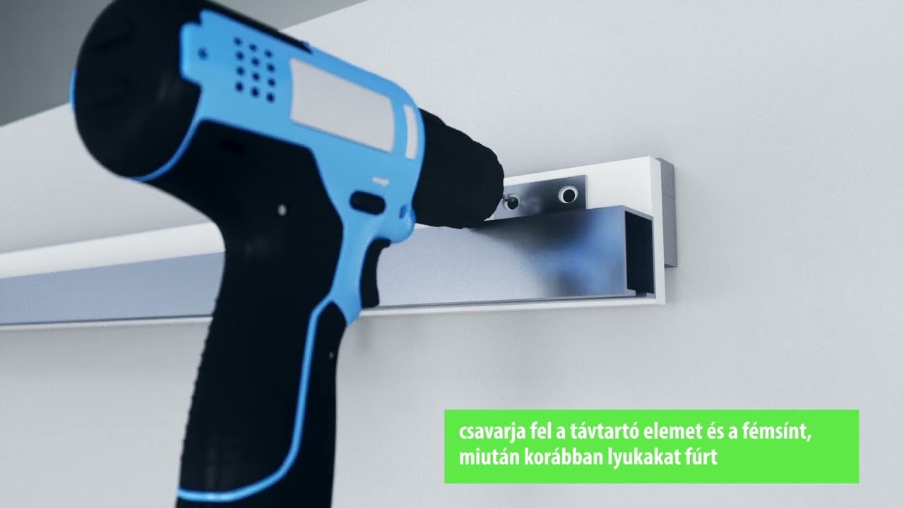 Összeszerelési útmutató - Falra szerelhető Toló rendszer VOSTER