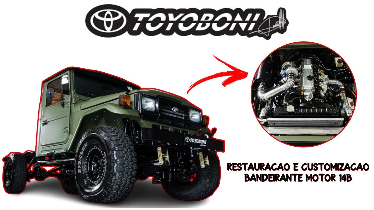 TOYOTA BANDEIRANTE 14B MAIS TOP DO BRASIL! - TOYOBONI OFF-ROAD DE TIMBÓ SC