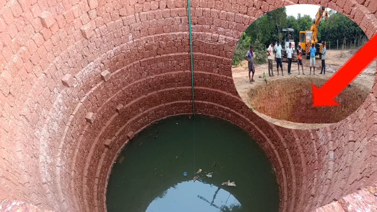 How to remove soil from the lake with mini excavator || how to digging well 2024