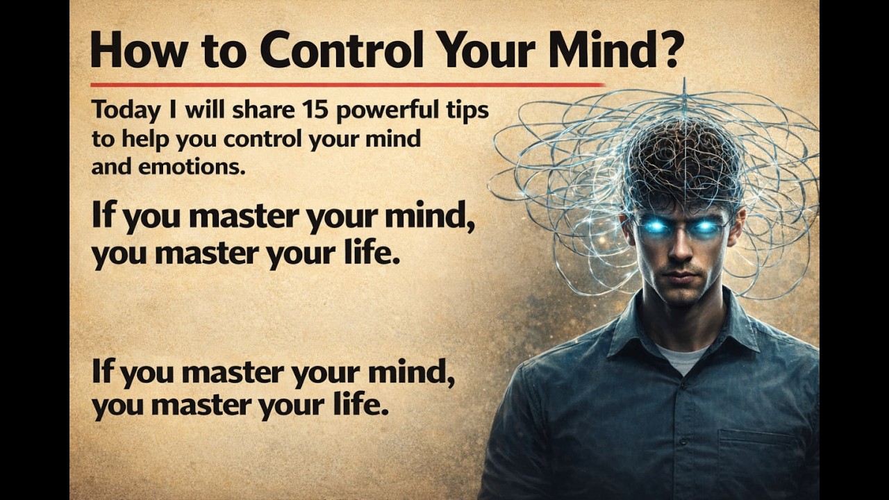 English Listening Practice – 15 Powerful Tips to Control Your Mind | Graded Reader