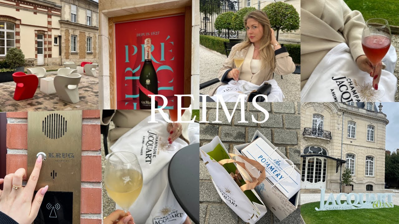 One Day in Reims, Champagne Region - Pommery Tasting, French Brasserie & G.H. Mumm Cellar Tour!