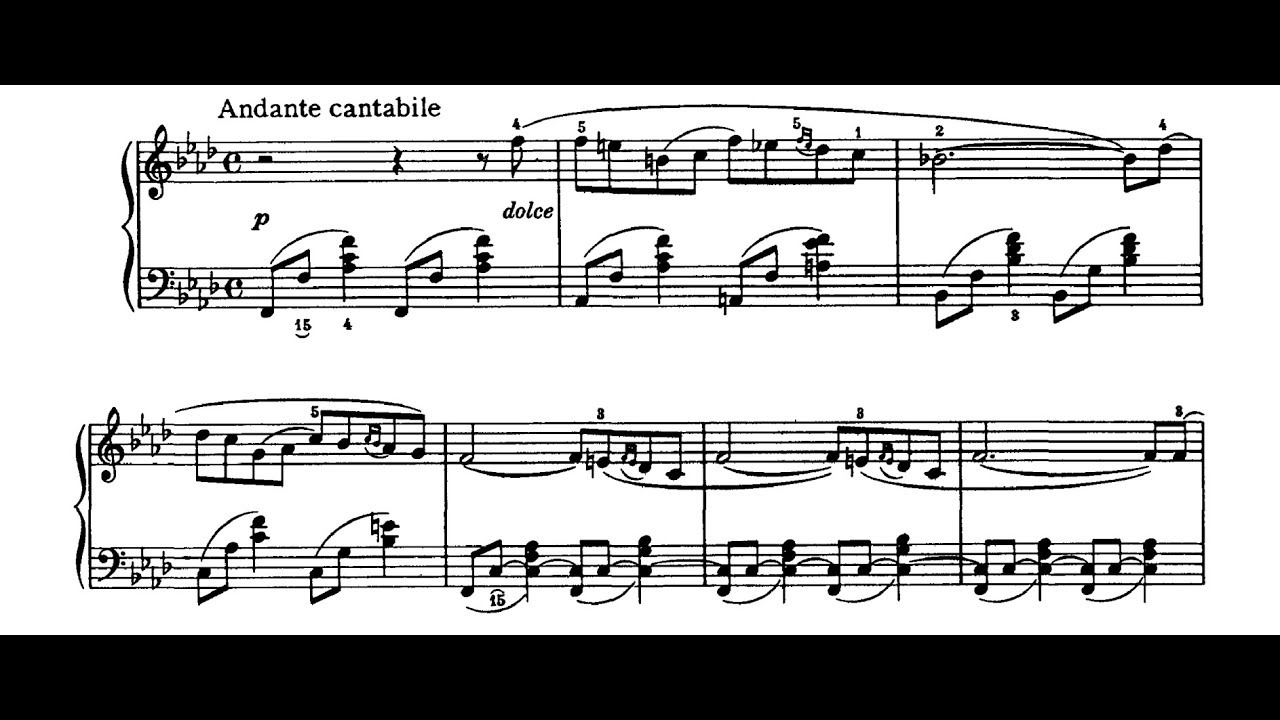 Tchaikovsky - Romance in F Minor, Op. 5 - Sviatoslav Richter Piano