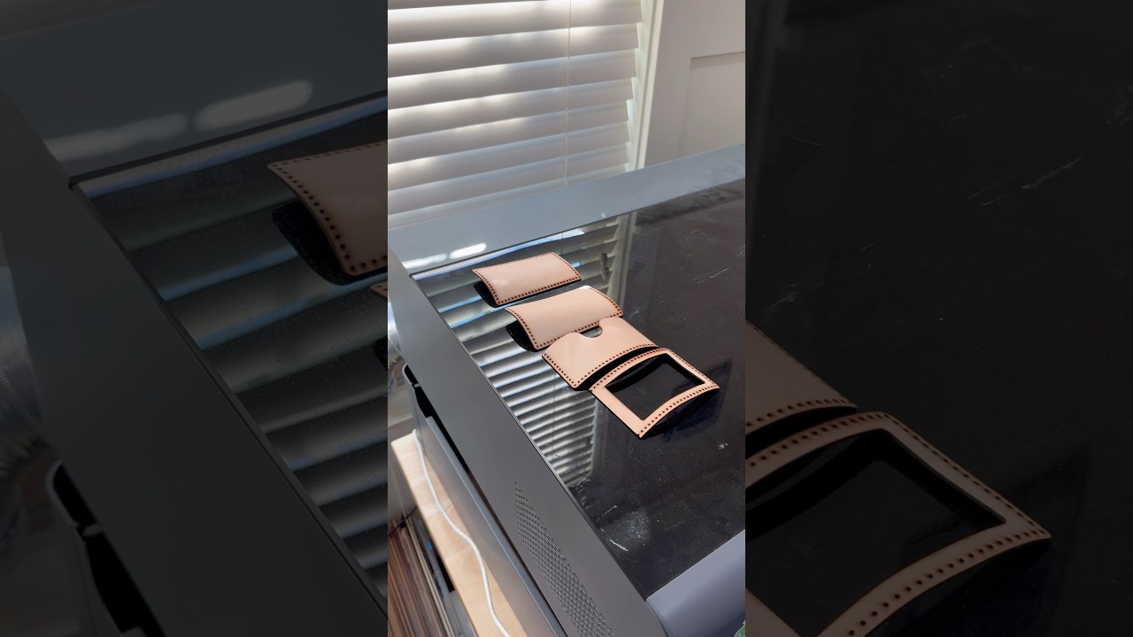 🔥 xTool P2 Laser Cutting Veg-Tan Leather for a Wallet 💼